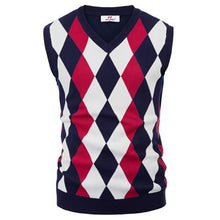 Load image into Gallery viewer, classic England Style Men knitted tops sweater Stylish Sleeveless