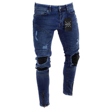 Load image into Gallery viewer, Ripped Jeans Summer New Men Distressed Hip Hop Denim Pants