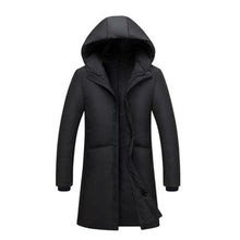 Load image into Gallery viewer, 90% white duck down long jackets men Winter long parkas Waterproof