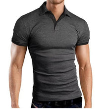 Load image into Gallery viewer, Men Classic Slim Tops Plus Size Causal Shirt Short Sleeve