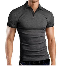 Load image into Gallery viewer, Men Classic Slim Tops Plus Size Causal Shirt Short Sleeve