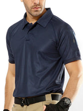Load image into Gallery viewer, Men Quick Dry Summer Military Polo Shirt Breathable Army Combat