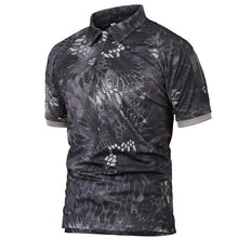 Load image into Gallery viewer, Men Quick Dry Summer Military Polo Shirt Breathable Army Combat