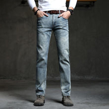 Load image into Gallery viewer, Cowboy Vintage Bule Men Jeans New Arrival
