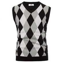 Load image into Gallery viewer, classic England Style Men knitted tops sweater Stylish Sleeveless