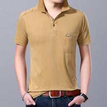 Load image into Gallery viewer, Summer Shirt Men's Solid Color Slim Fit Short Sleeve
