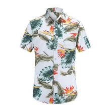 Load image into Gallery viewer, New Arrival Men Fashion Brand Summer Leaves Flower Print Loose