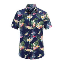 Load image into Gallery viewer, New Arrival Men Fashion Brand Summer Leaves Flower Print Loose